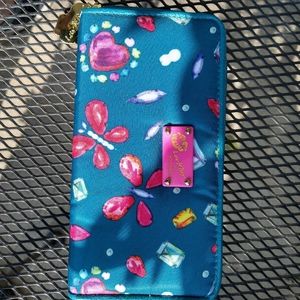 Love Betsey gem, hearts and butterfly wallet